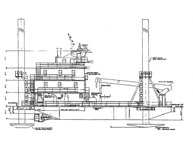 LB277 MANTA RAY CLASS150' LIFTBOAT